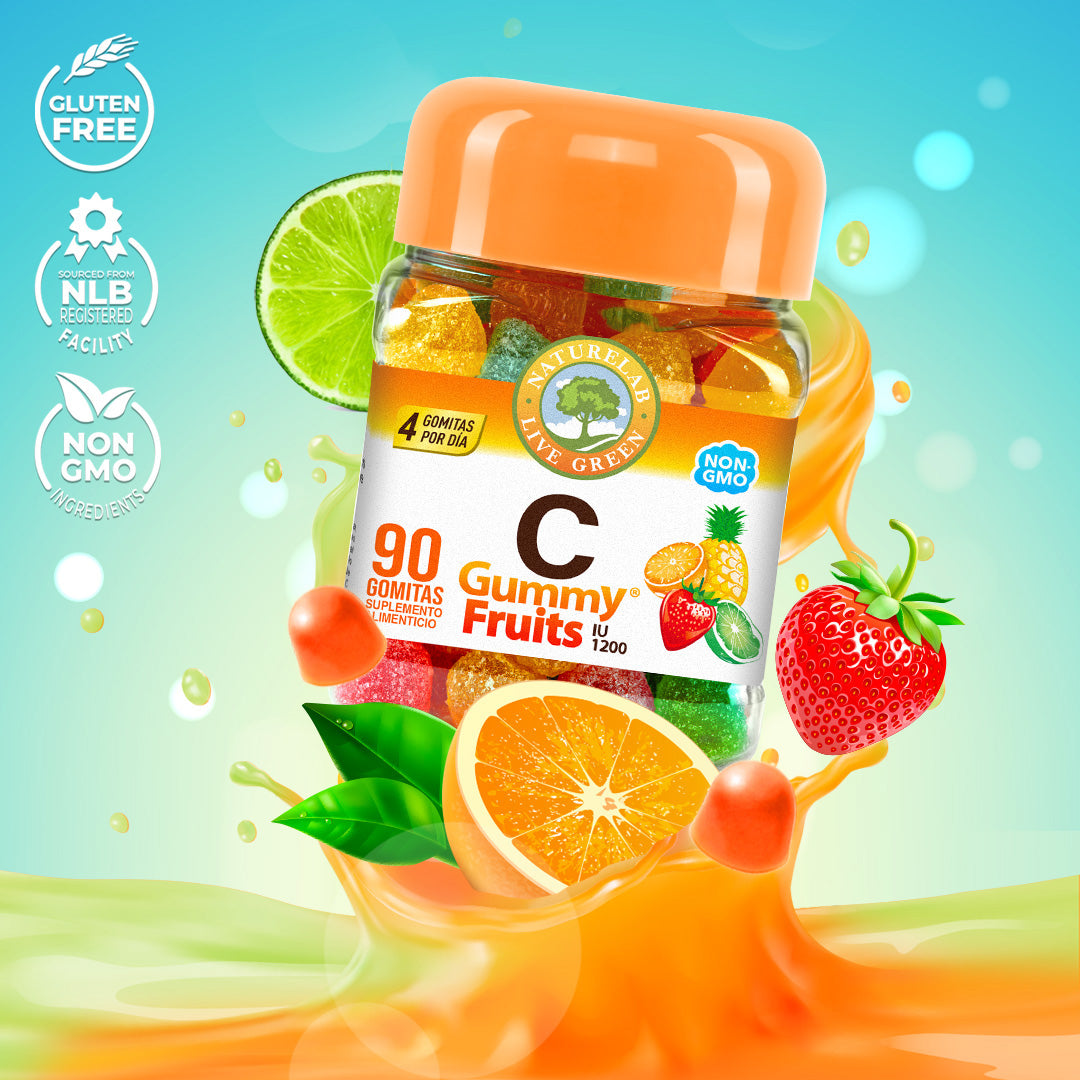 C Gummy Fruits® Naturelab® 90 Gomitas