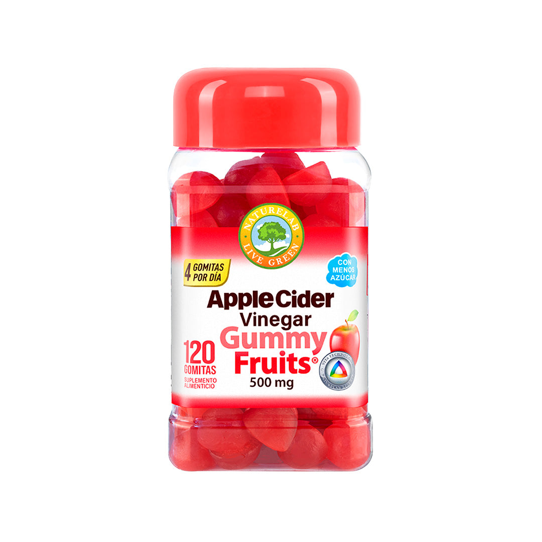 Vinagre de Sidra de Manzana Gummy Fruits® Naturelab® 120 Gomitas