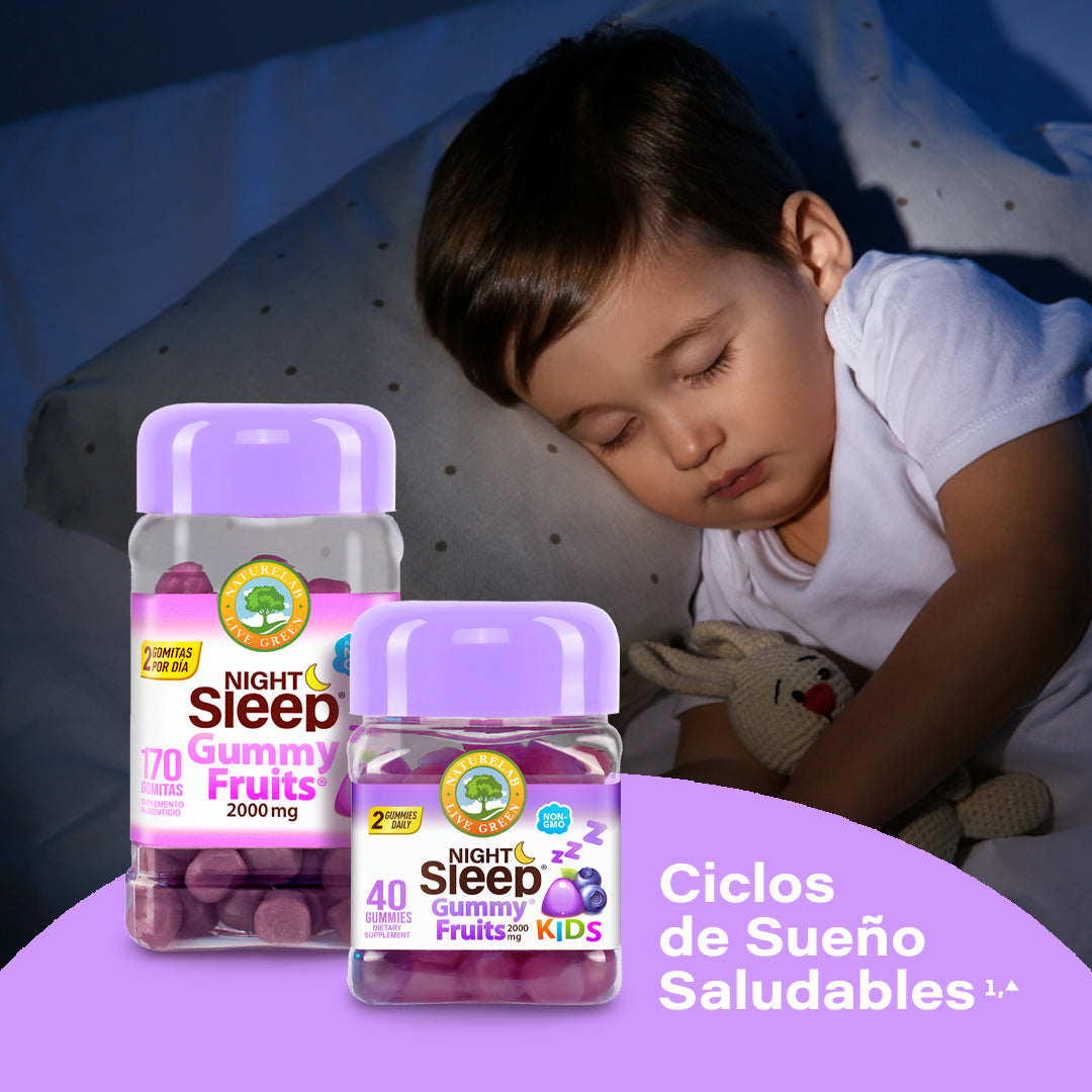 Night Sleep KIDS® Gummy Fruits® Naturelab® 170 gomitas