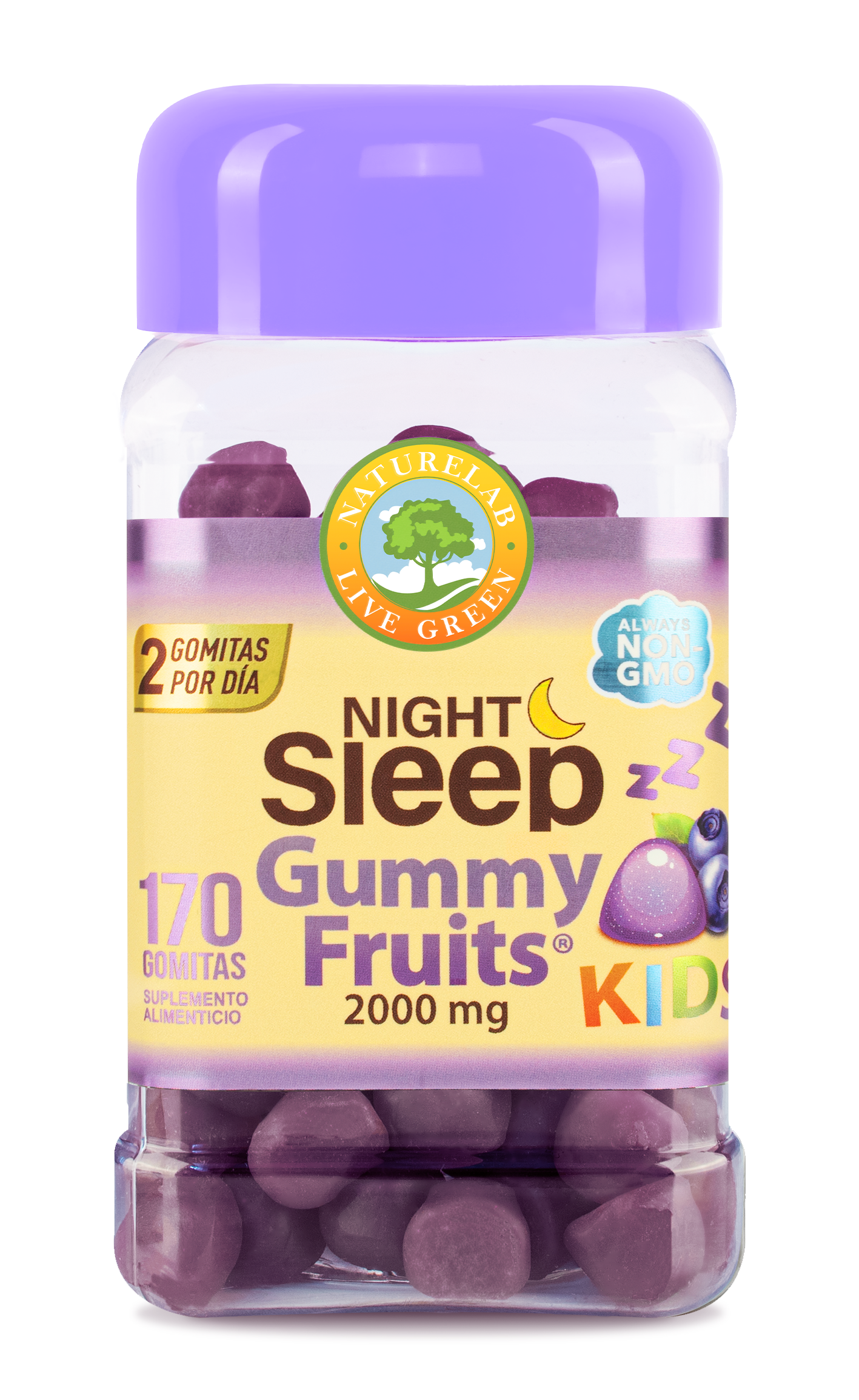 Night Sleep KIDS® Gummy Fruits® Naturelab® 170 Gomitas