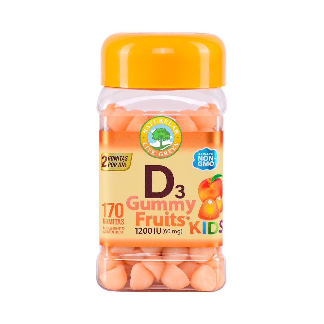 D3 KIDS Gummy Fruits® Naturelab® 170 gomitas