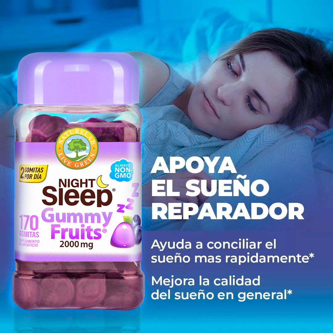 Night Sleep® Gummy Fruits® Naturelab® 170 Gomitas