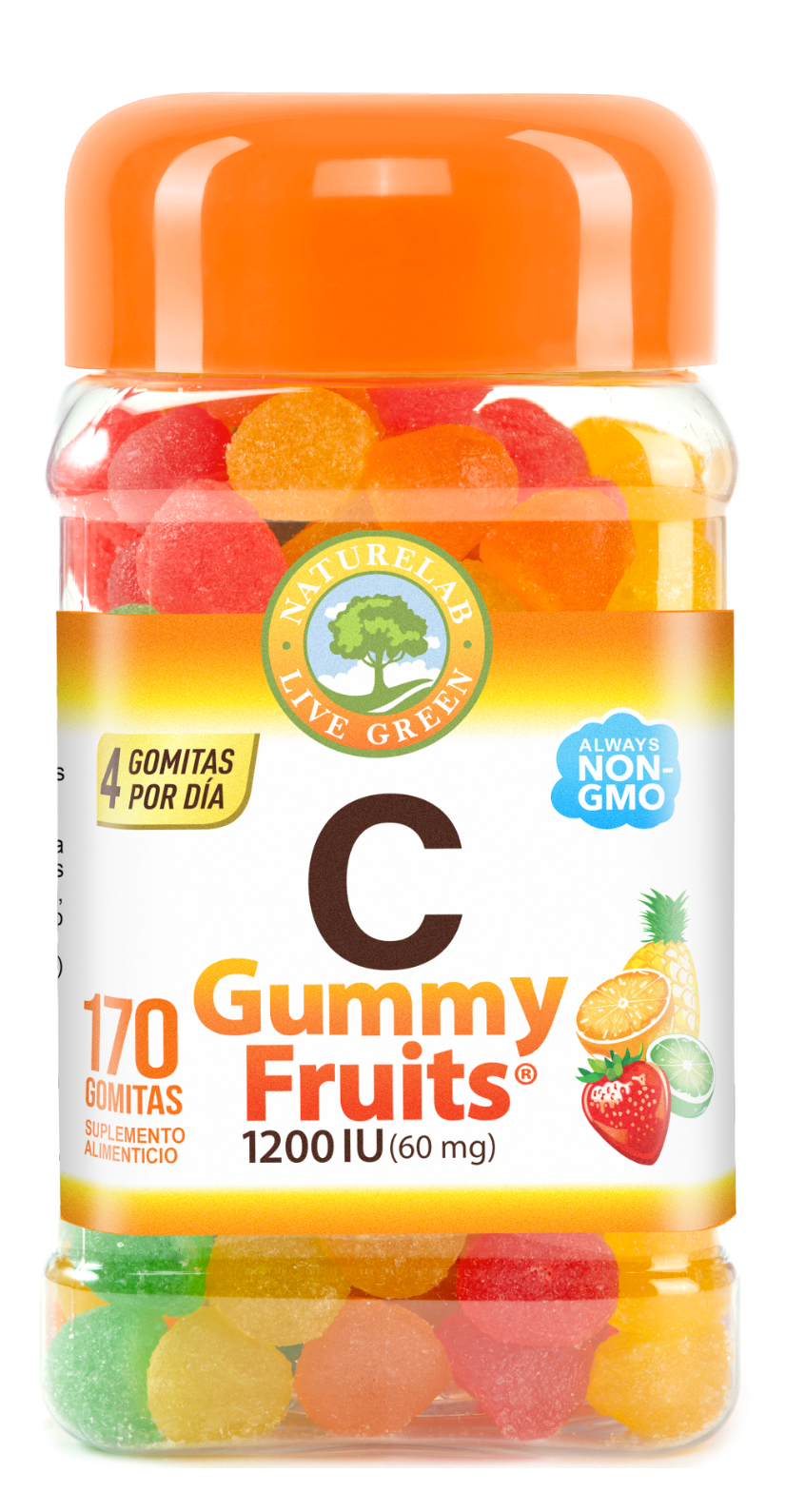 C Gummy Fruits® Naturelab® 170 Gomitas
