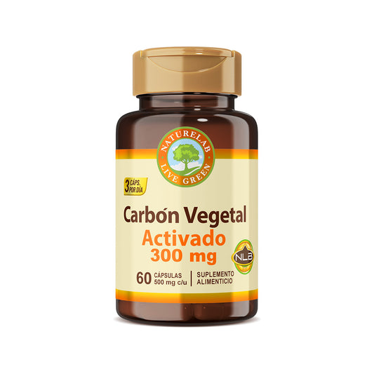 Carbón Vegetal Activado Naturelab® 60 Cápsulas