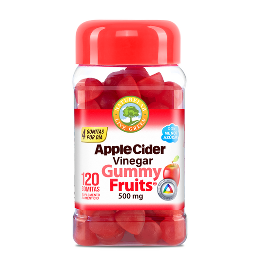 Vinagre de Sidra de Manzana Gummy Fruit® Naturelab®  120 gomitas