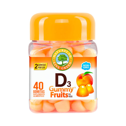 D3 Gummy Fruits® Naturelab® 40 gomitas