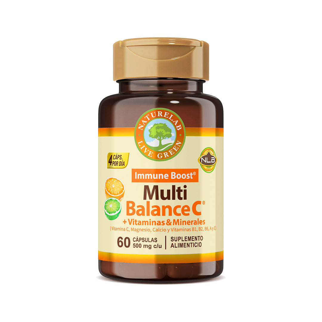 Multi Balance C® +Vitaminas & Minerales Naturelab® 60 Cápsulas