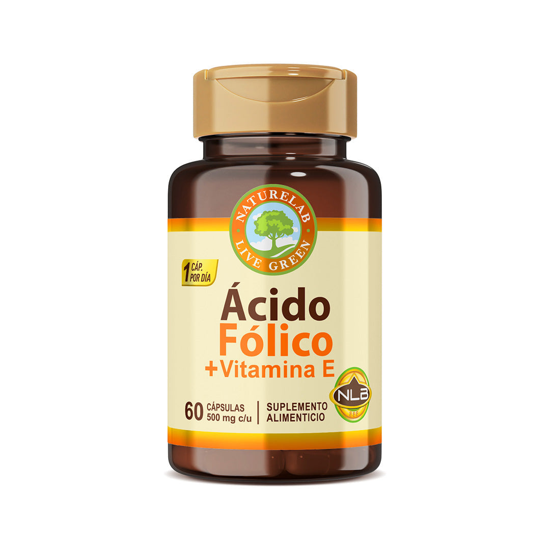 Ácido Fólico + Vitamina E Naturelab® 60 Cápsulas