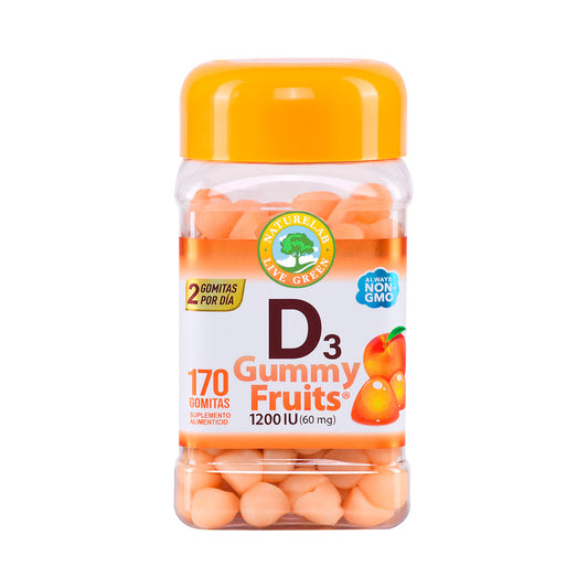 D3 Gummy Fruits® Naturelab® 170 Gomitas