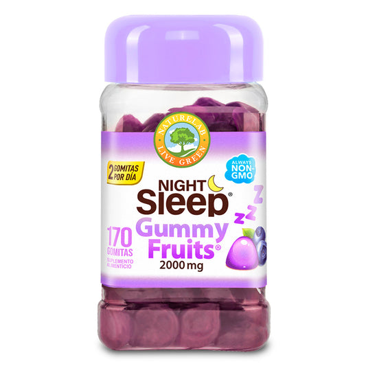 Night Sleep® Gummy Fruits® Naturelab® 170 Gomitas