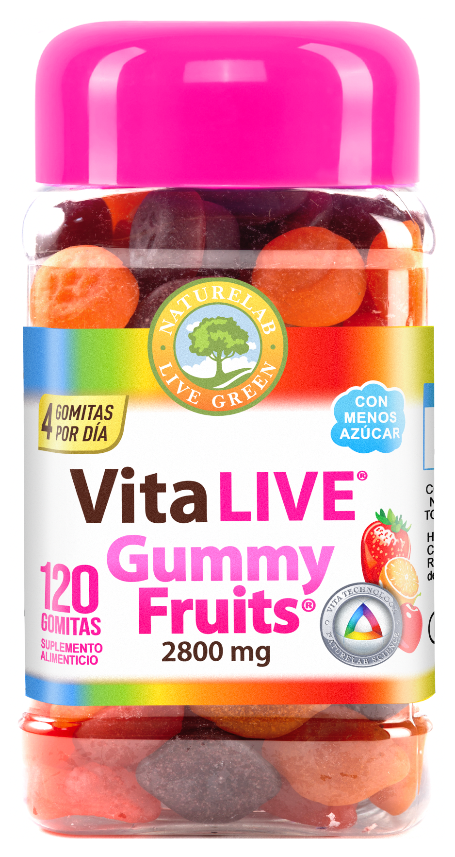 VitaLIVE® Gummy Fruits® Naturelab® 120 Gomitas