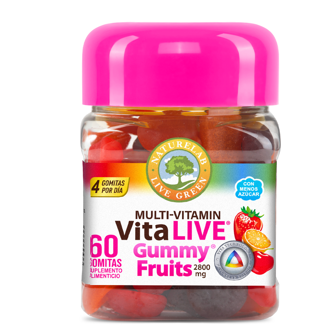 VitaLIVE®  Gummy Fruits® Naturelab® 60 Gomitas