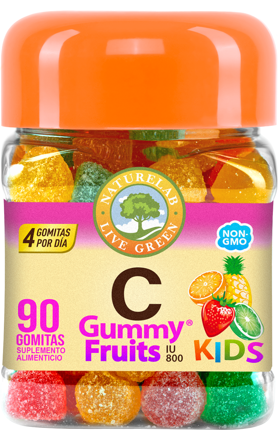 C KIDS® Gummy Fruits® Naturelab®  90 Gomitas